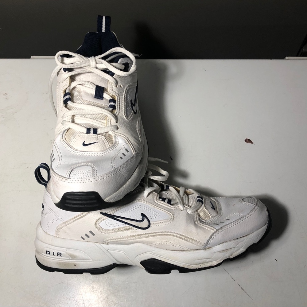 Nike 308256-141 Air Comfort Men's Sz 10 White Blue Athletic Sneaker